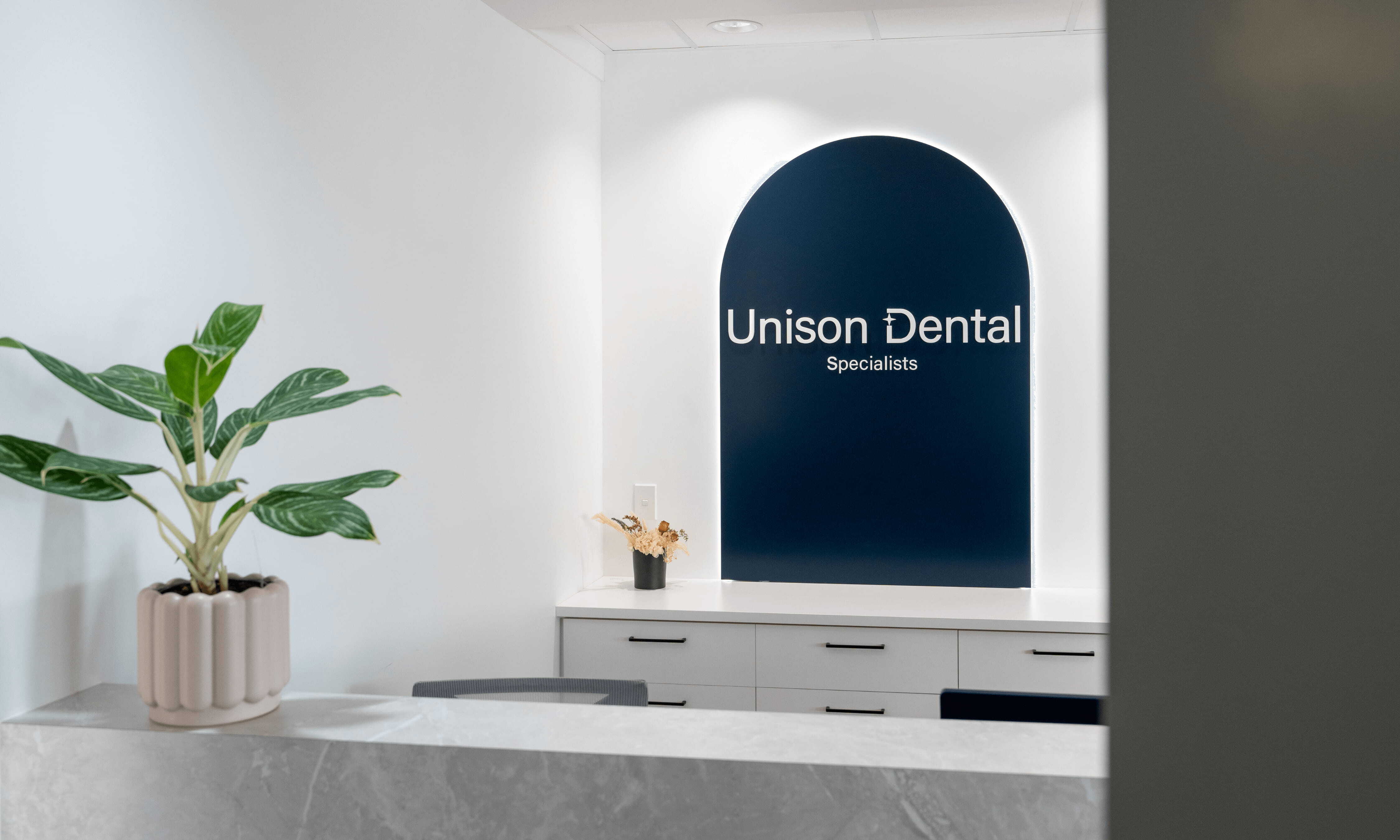 Unison Dental - Reception area